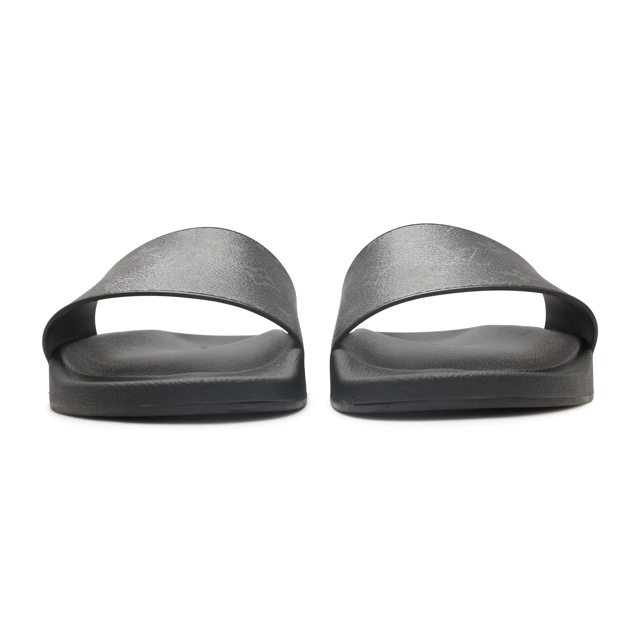 Front View of Preloved - Louis Vuitton Monogram Eclipse Slides 1A3PRW